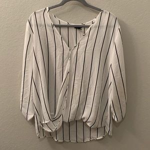 Rue21 Crossbody stripped top SZ: XL